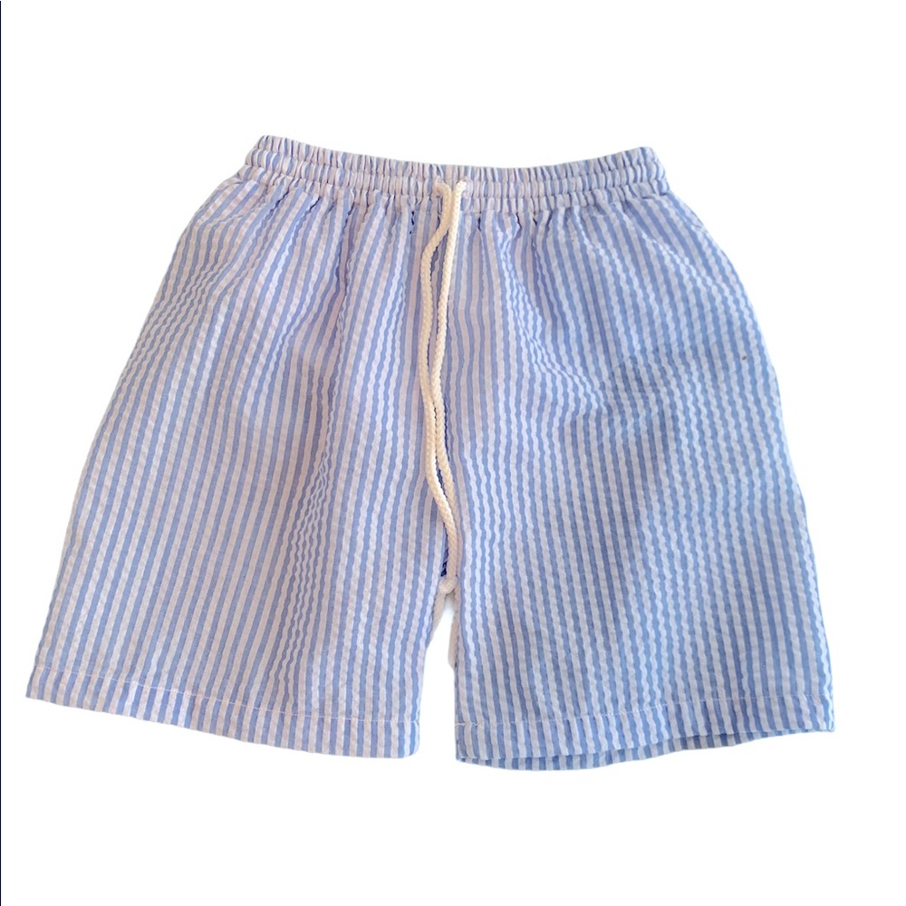NWT Cecil & Lou Seersucker Swim Trunks